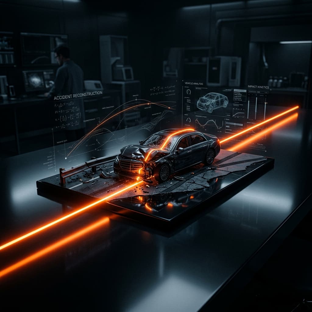 Insurance Fraud Investigation Scene